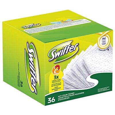 Swiffer Lot de 36 lingettes anti-poussière. Swiffer Lot de 36 lingettes anti-poussière.