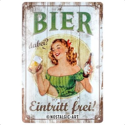 Panneau vintage de bière de Nostalgic-Art - Décoration murale Panneau vintage de bière de Nostalgic-Art - Décoration murale