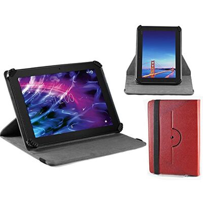 Navitech Étui en similicuir avec support rotatif à 360° pour Archos 101c Platinum Rouge Navitech Étui en similicuir avec support rotatif à 360° pour Archos 101c Platinum Rouge