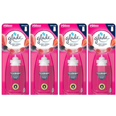 Glade Sense and Spray Lot de 4 recharges 18 ml – Bubbly Berry Splash Glade Sense and Spray Lot de 4 recharges 18 ml – Bubbly Berry Splash