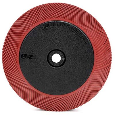 Scotch-Brite (TM) Brosse à poils radiaux, en oxyde d'aluminium, 6000 tr/min, 7-79/128 de diamètre x 1 de largeur, grain 220, rouge Scotch-Brite (TM) Brosse à poils radiaux, en oxyde d'aluminium, 6000 tr/min, 7-79/128 de diamètre x 1 de largeur, grain 220, rouge