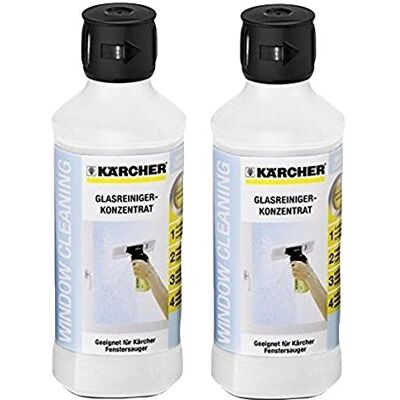 Kärcher Karcher RM500 Lot de 2 nettoyants pour vitres 500 ml Kärcher Karcher RM500 Lot de 2 nettoyants pour vitres 500 ml