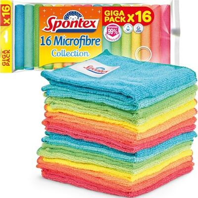 Chiffons en Microfibre Spontex - Multi-usage Chiffons en Microfibre Spontex - Multi-usage