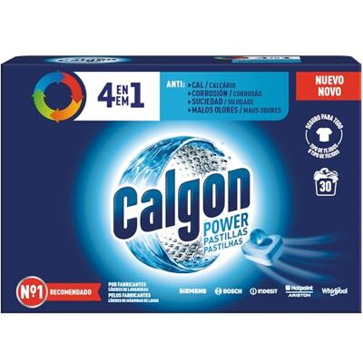 Calgon Pastillas Antical Calgón (30 Uds) Calgon Pastillas Antical Calgón (30 Uds)