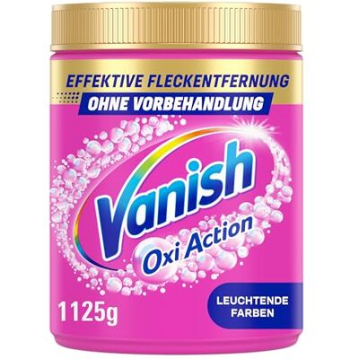 Vanish Oxi Action Poudre Pink 1 x 1,125 kg Détachant et booster linge poudre sans chlore Pour linge coloré Vanish Oxi Action Poudre Pink 1 x 1,125 kg Détachant et booster linge poudre sans chlore Pour linge coloré