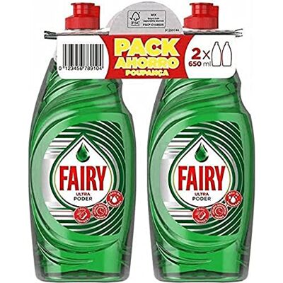 Fairy Ultra Poder 2X650Ml Fairy Ultra Poder 2X650Ml