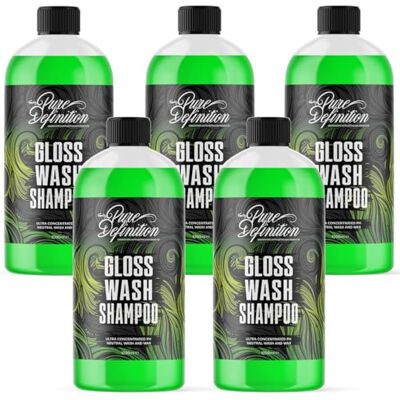 Pure Lot de 5 shampoings pour voiture, cire de lavage au pH neutre, haute mousse et brillance, concentré ultra lisse – (5 x 1000 ml) Pure Lot de 5 shampoings pour voiture, cire de lavage au pH neutre, haute mousse et brillance, concentré ultra lisse – (5 x 1000 ml)