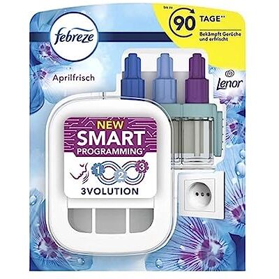 Febreze 3Volution Lot de 2 flacons de Parfum Lenor pour Avril, Parfum d'ambiance et désodorisant 20 ML Febreze 3Volution Lot de 2 flacons de Parfum Lenor pour Avril, Parfum d'ambiance et désodorisant 20 ML