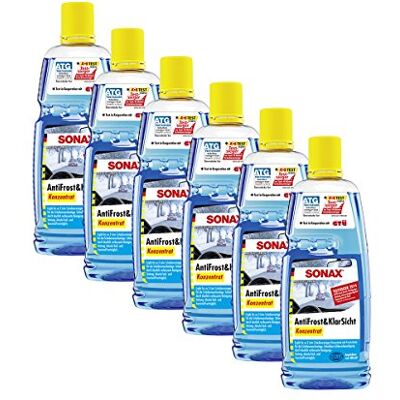 SONAX 6 x 03323000 Concentré anti-gel et vision claire 1 l SONAX 6 x 03323000 Concentré anti-gel et vision claire 1 l