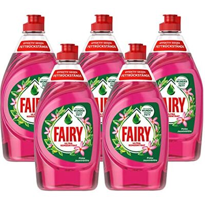 Fairy Liquide vaisselle ultra concentré Pink Jasmine 450 ml avec formule efficace pour une vaisselle parfaitement propre, un pouvoir dégraissant impressionnant Fairy Liquide vaisselle ultra concentré Pink Jasmine 450 ml avec formule efficace pour une vaisselle parfaitement propre, un pouvoir dégraissant impressionnant