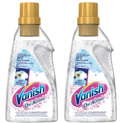 Vanish Lot de 2 x 750ml Gel Détachant Oxi Action Blanc Vanish Lot de 2 x 750ml Gel Détachant Oxi Action Blanc