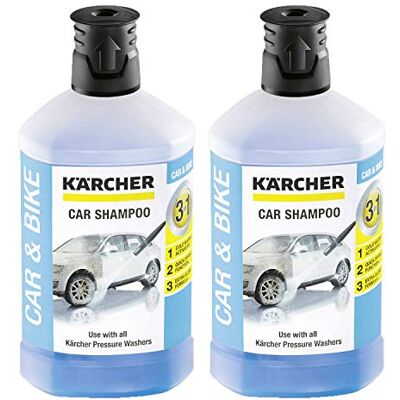 Kärcher RM 611 Shampoing pour Voiture 1000ml, Lot de 2 (2 x 1000ml) Kärcher RM 611 Shampoing pour Voiture 1000ml, Lot de 2 (2 x 1000ml)