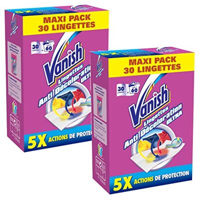 Vanish Lot de 3 Lingettes Anti-Transfert Couleurs Vanish Lot de 3 Lingettes Anti-Transfert Couleurs