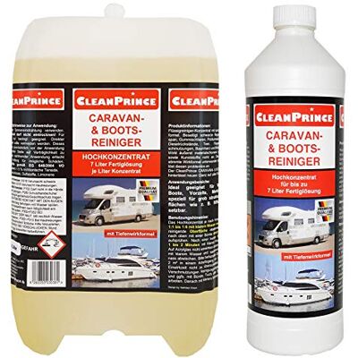 CleanPrince 5+1= 6 litre Aérographe et Nettoyant Bateau Caravane Camping Toile de Tente Produit Nettoyeurs Plastique Marquise Camper Wohnmobilreiniger Mobile Home CleanPrince 5+1= 6 litre Aérographe et Nettoyant Bateau Caravane Camping Toile de Tente Produit Nettoyeurs Plastique Marquise Camper Wohnmobilreiniger Mobile Home