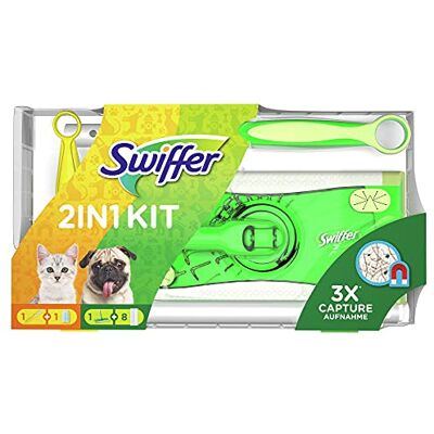 Swiffer Pack édition limitée (1 balai + 8 recharges pour balai + 1 manche de plumeau attrape-poussière + 1 recharge de plumeau) Swiffer Pack édition limitée (1 balai + 8 recharges pour balai + 1 manche de plumeau attrape-poussière + 1 recharge de plumeau)