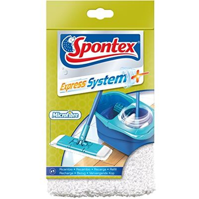 Spontex Recharge Express System Plus Recharge En Microfibre pour Kit Balai Plat Express System Plus 1 Recharge Spontex Recharge Express System Plus Recharge En Microfibre pour Kit Balai Plat Express System Plus 1 Recharge