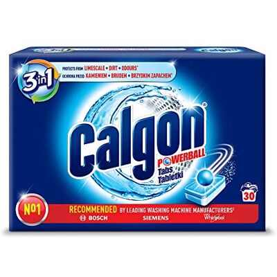 Calgon 2 en 1 adoucisseur d'eau contre le calcaire et la saleté dans la machine à laver, 30 pièces Calgon 2 en 1 adoucisseur d'eau contre le calcaire et la saleté dans la machine à laver, 30 pièces