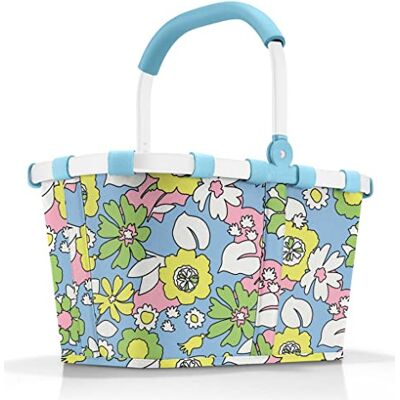 reisenthel carrybag florist lagoon- Panier à provisions solide avec beaucoup d'espace de rangement et poche intérieure pratique Design élégant et imperméable à l'eau, Florist Lagoon, Regular, reisenthel carrybag florist lagoon- Panier à provisions solide avec beaucoup d'espace de rangement et poche intérieure pratique Design élégant et imperméable à l'eau, Florist Lagoon, Regular,