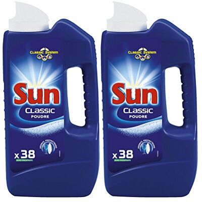 Sun Poudre Lave-Vaisselle Classique, 2,85 kg, 85 Lavages Sun Poudre Lave-Vaisselle Classique, 2,85 kg, 85 Lavages