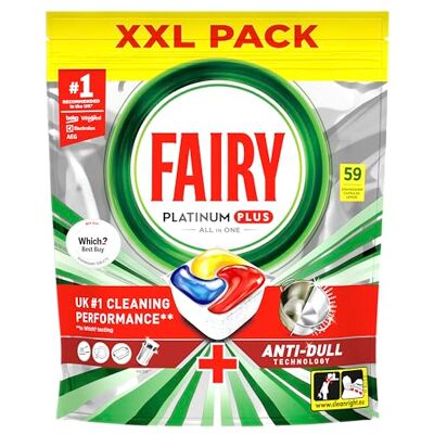 Fairy Platinum Tablettes pour lave-vaisselle Fairy Platinum Tablettes pour lave-vaisselle