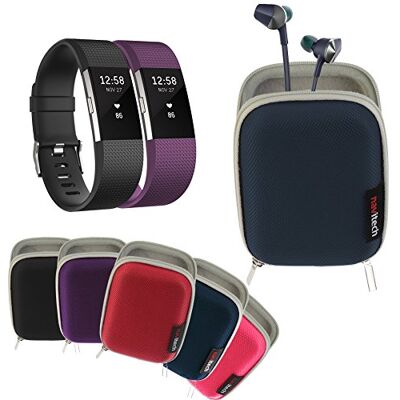 Navitech Bleu Couverture Rigide/Étui de Rangement Compatible avec Fitbit Charge 2 avec Pochette Compatible avec Fitbit Flyer Wireless Headphones Navitech Bleu Couverture Rigide/Étui de Rangement Compatible avec Fitbit Charge 2 avec Pochette Compatible avec Fitbit Flyer Wireless Headphones