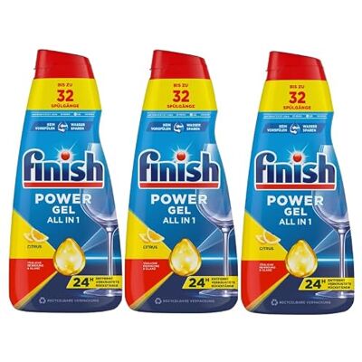 Finish Power Gel Citrus, 3 x 650 ml Finish Power Gel Citrus, 3 x 650 ml