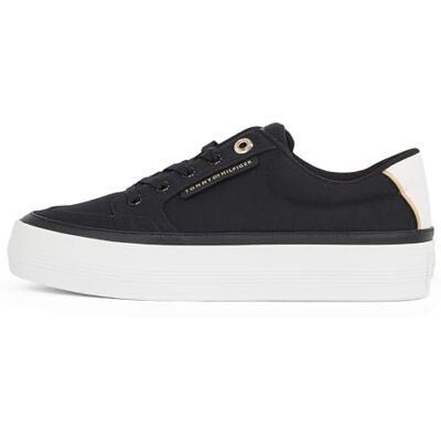 Tommy Hilfiger Essential Vulc Textile Sneaker Fw0fw08323 BasketsFemme Tommy Hilfiger Essential Vulc Textile Sneaker Fw0fw08323 BasketsFemme