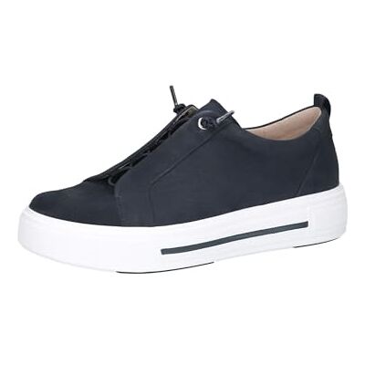 CAPRICE Damen Sneaker flach, Blau (OCEAN SUEDE), 37 CAPRICE Damen Sneaker flach, Blau (OCEAN SUEDE), 37