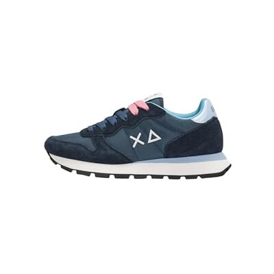 SUN68 Baskets basses en cuir Z36201, bleu foncé, 36 EU SUN68 Baskets basses en cuir Z36201, bleu foncé, 36 EU