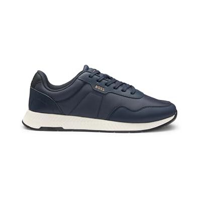 Boss Hommes Titanium Runn Baskets Basses à Tige texturée Boss Hommes Titanium Runn Baskets Basses à Tige texturée