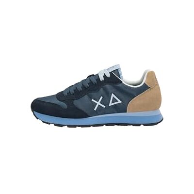 SUN68 Hommes Baskets basses Cuir Z36106, bleu foncé, 40 EU SUN68 Hommes Baskets basses Cuir Z36106, bleu foncé, 40 EU