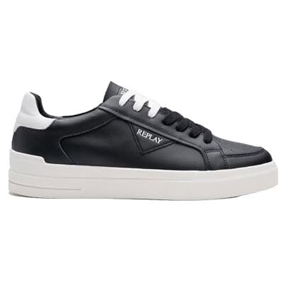 Replay Baskets GMZ7D pour homme, 600 Black Off WHT, 42 EU, 600 Black Off White, 42 EU Replay Baskets GMZ7D pour homme, 600 Black Off WHT, 42 EU, 600 Black Off White, 42 EU