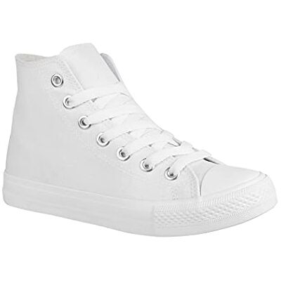 Elara Chunkyrayan Chaussures de sport unisexe, Blanc Las Vegas, 36 EU Elara Chunkyrayan Chaussures de sport unisexe, Blanc Las Vegas, 36 EU