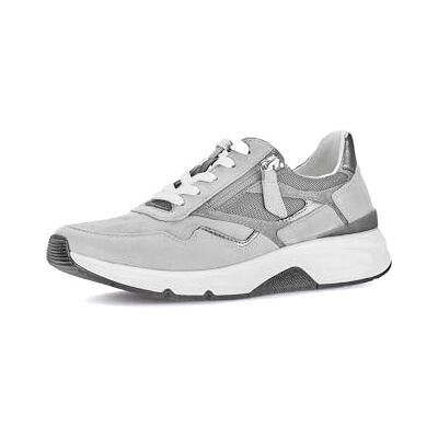 Gabor Baskets basses pour femme, Gris clair Steel 49, 41 EU Gabor Baskets basses pour femme, Gris clair Steel 49, 41 EU