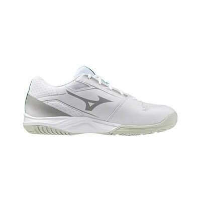 Mizuno Cyclone Speed 5 V1GA2580 21 Chaussures de volleyball en salle pour homme Blanc, Blanc/noir/émeraude, 41 EU Mizuno Cyclone Speed 5 V1GA2580 21 Chaussures de volleyball en salle pour homme Blanc, Blanc/noir/émeraude, 41 EU