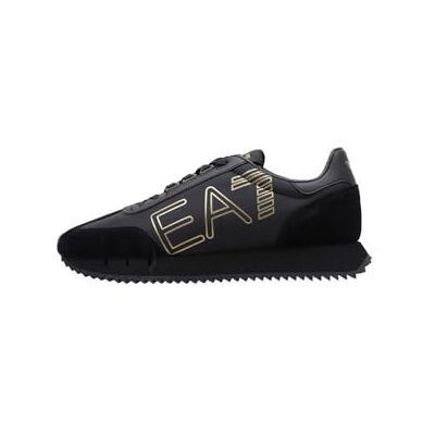 Giorgio Armani EA7 Men's Side Logo Trainers, Black, 42 EU Giorgio Armani EA7 Men's Side Logo Trainers, Black, 42 EU