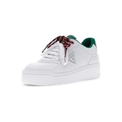 GUESS Miram12 Baskets basses pour femme, Blanc vert, 40 EU GUESS Miram12 Baskets basses pour femme, Blanc vert, 40 EU