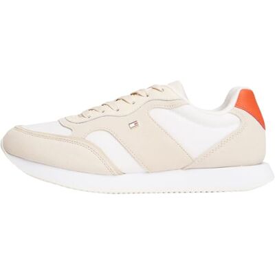 Tommy Hilfiger TH Easy Runner FW0FW08836 Chaussures basses pour femme Beige (canne à sucre), pointure 39, Canne à sucre beige, 40 EU Tommy Hilfiger TH Easy Runner FW0FW08836 Chaussures basses pour femme Beige (canne à sucre), pointure 39, Canne à sucre beige, 40 EU