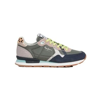 Pepe Jeans Brit Glitter W Baskets pour femme Vert fonte Taille 36 EU, Vert fonte verte, 36 EU Pepe Jeans Brit Glitter W Baskets pour femme Vert fonte Taille 36 EU, Vert fonte verte, 36 EU
