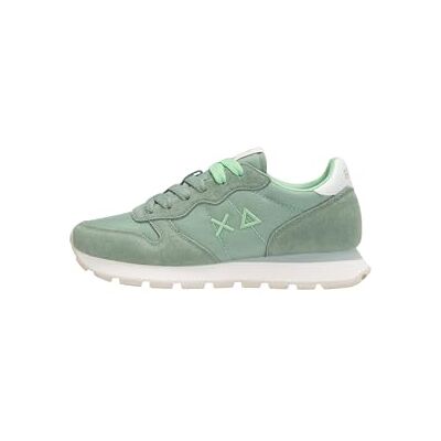 SUN68 Baskets basses en cuir Z36201, vert clair, 36 EU SUN68 Baskets basses en cuir Z36201, vert clair, 36 EU