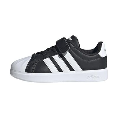 adidas Mixte enfant Streettalk Children Shoes, Core Black/Ftwr White/Ftwr White, 28 EU adidas Mixte enfant Streettalk Children Shoes, Core Black/Ftwr White/Ftwr White, 28 EU