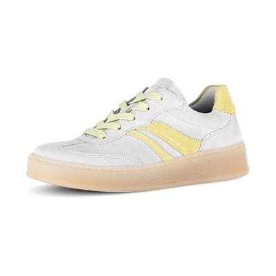 Gabor Baskets basses pour femme, Blanc jaune 40, 42 EU Gabor Baskets basses pour femme, Blanc jaune 40, 42 EU