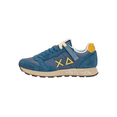 SUN68 Chaussures de sport basses en cuir Z36104 pour homme, Avio Scuro, 43 EU SUN68 Chaussures de sport basses en cuir Z36104 pour homme, Avio Scuro, 43 EU