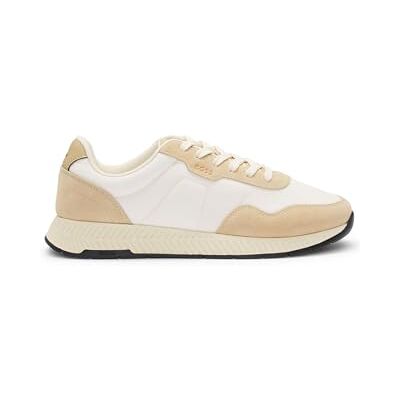 Boss Hommes Titanium Runn Baskets en mélange de matières avec détails en Cuir suédé Boss Hommes Titanium Runn Baskets en mélange de matières avec détails en Cuir suédé