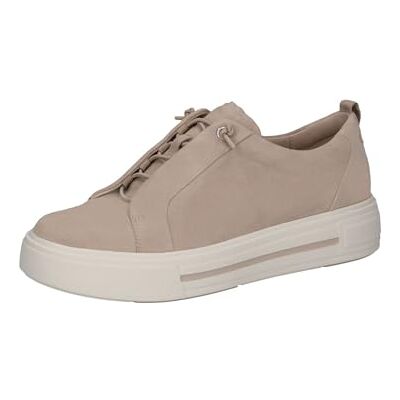CAPRICE Damen Sneaker flach, Beige (SAND SUEDE), 36 CAPRICE Damen Sneaker flach, Beige (SAND SUEDE), 36