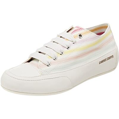 Candice Cooper Chaussures Oxford Rock S pour femme, White Stripes Multi, 34 EU Candice Cooper Chaussures Oxford Rock S pour femme, White Stripes Multi, 34 EU