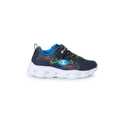 Champion FUNFAIR Print B PS Chaussures Bleu Pointure 34, bleu, 18 EU Champion FUNFAIR Print B PS Chaussures Bleu Pointure 34, bleu, 18 EU
