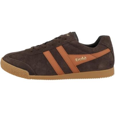 Gola Baskets basses Harrier Suede pour homme, Marron foncé Moody Orange, 43 EU Gola Baskets basses Harrier Suede pour homme, Marron foncé Moody Orange, 43 EU