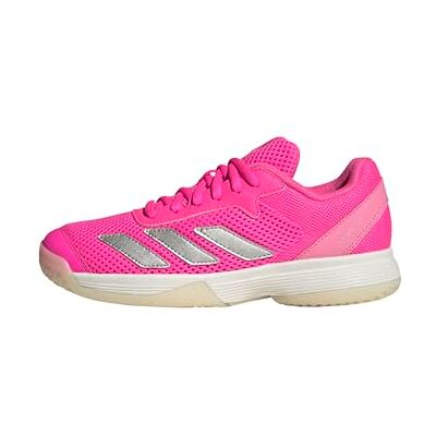 adidas Mixte enfant Courtflash Kids Tennis Shoes, Lucid Pink/Silver Metallic/Bliss Pink, 36 EU adidas Mixte enfant Courtflash Kids Tennis Shoes, Lucid Pink/Silver Metallic/Bliss Pink, 36 EU