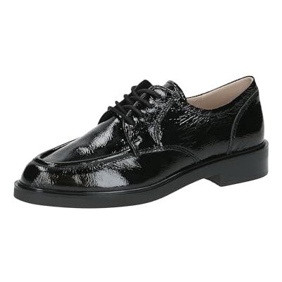 CAPRICE Damen Schnürschuhe aus Leder Elegant, Schwarz (Black Naplak), 40 EU CAPRICE Damen Schnürschuhe aus Leder Elegant, Schwarz (Black Naplak), 40 EU